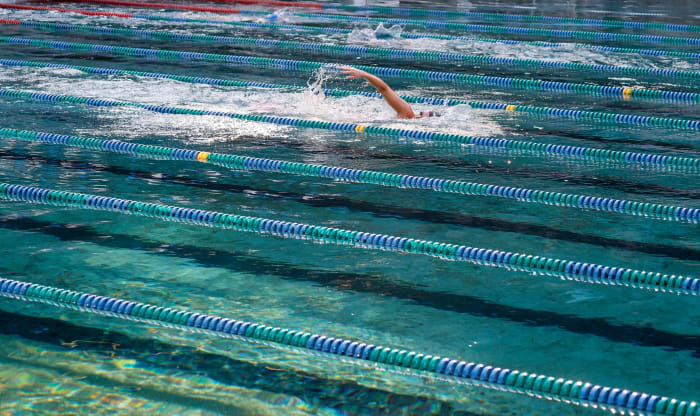 The Lakeside SeaHawks are the club's top swim team.